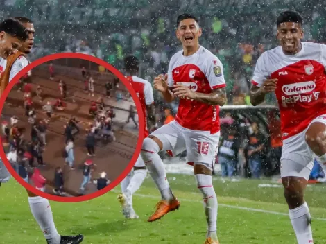 Hinchas de Santa Fe opacaron la victoria del equipo: se pelearon con cuchillos