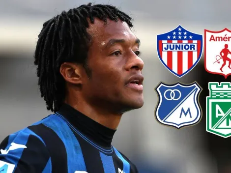 Juan Guillermo Cuadrado se puso la camiseta de Atlético Nacional