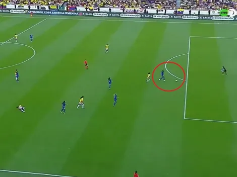 El error de Brasil para el segundo gol de Colombia en la final de Copa América