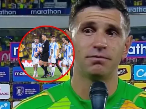 Dibu Martínez casi llora por culpa de Roldán: Se quejó en la prensa argentina