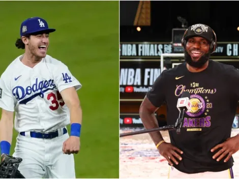 Cody Bellinger lauds LeBron James, Lakers for inspiring Dodgers' title run