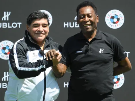 Pelé reacts to the death of Diego Maradona