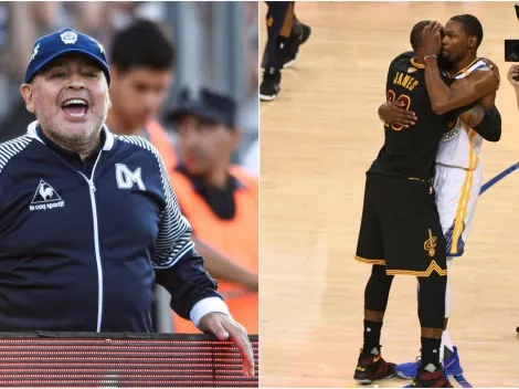 The day Diego Maradona paid the ultimate respect to LeBron James and Kevin Durant