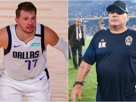 Luka Doncic pays respects to Diego Maradona