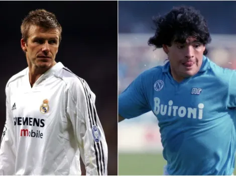 David Beckham pays respects to late Diego Maradona with a heartfelt post