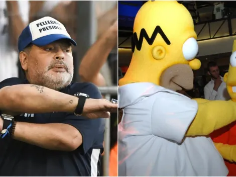 The day Diego Maradona fought with Homer Simpson