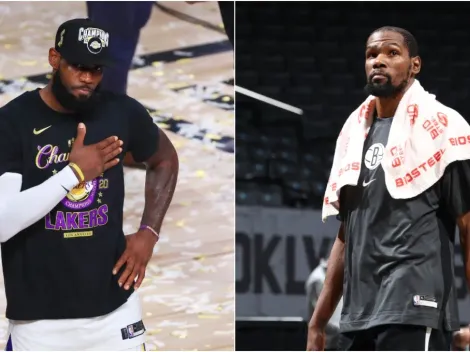 LeBron James has the perfect reaction to Kevin Durant's return to the NBA