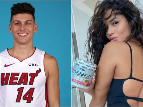 Tyler Herro's girlfriend Katya Elise Henry broke Instagram again with a tiny bikini