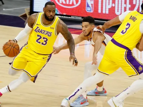 LeBron James reacts to Devin Booker getting snubbed of All-Star Game