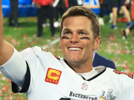 Tom Brady's picture at the NFL Combine before he became a legendary QB