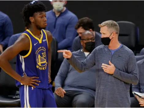 Warriors rookie James Wiseman revealed how Kevin Durant and Kyrie Irving are helping him