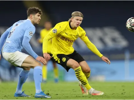 Erling Haaland's Dortmund look to knock down City at home