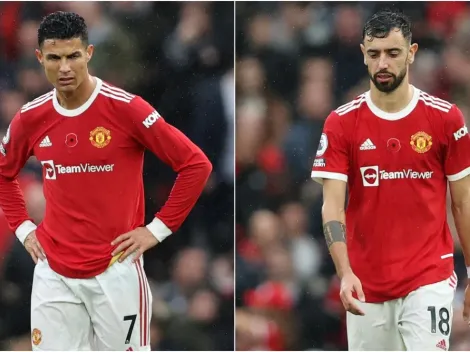 Report: Cristiano Ronaldo, Bruno Fernandes worried as Man United locker room loses faith in Solskjaer