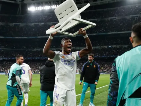 Real Madrid: This is why David Alaba celebrated with plastic chair in hands in UEFA Champions League win over PSG