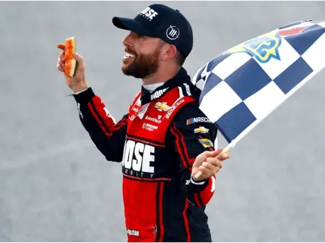 Why does Ross Chastain celebrate his victories by smashing a watermelon?