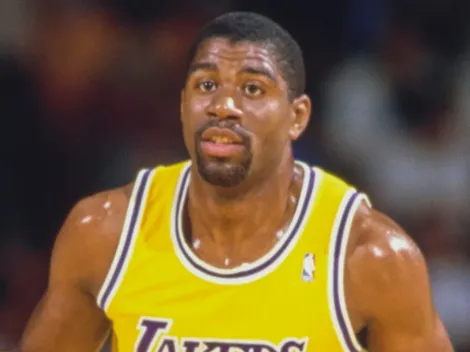 What NBA Draft pick was Magic Johnson with the Los Angeles Lakers?