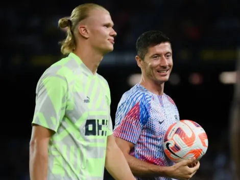 Erling Haaland takes a shot at Bayern Munich over Robert Lewandowski exit