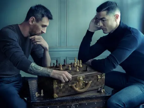 Why did Messi and Cristiano Ronaldo took a picture playing chess together?