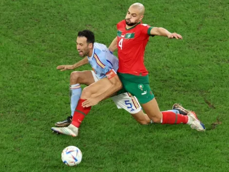 Qatar 2022: Sofyan Amrabat mocks Pedri, Gavi and Busquets after Morocco's win in World Cup