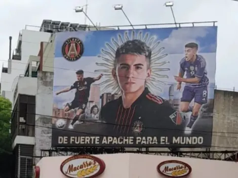 Atlanta United put up billboards in Argentina to show support to Thiago Almada