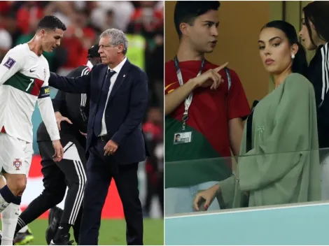 Georgina Rodriguez reacts to Portugal's elimination after Ronaldo was benched again