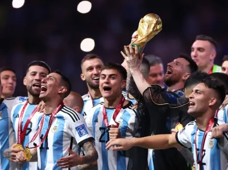 How did Qatar celebrate Argentina's victory over France?