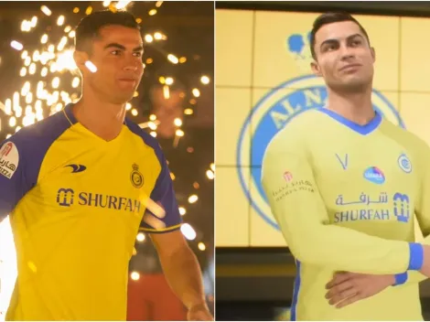 What is Cristiano Ronaldo's FIFA 23 rating after move to Saudi Arabia's Al-Nassr?