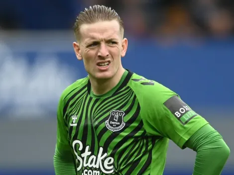 Jordan Pickford's bottle shows amusing details about Liverpool stars Mohamed Salah and Darwin Nunez