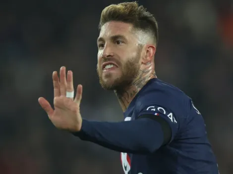 Video: Visibly enraged Sergio Ramos gets violent with photographer after PSG's loss to Bayern