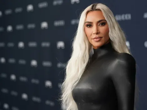 Kim Kardashian shows off her support for her son's favorite soccer team by making quick trip to the stadium