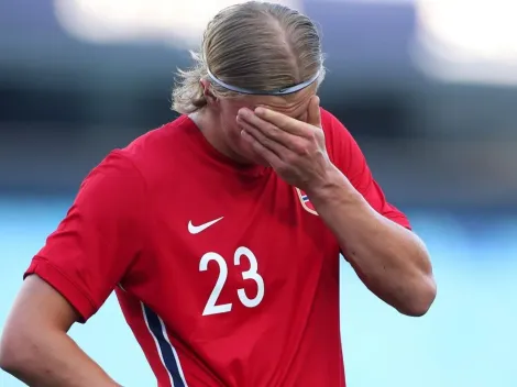 Why is Erling Haaland not playing for Norway vs Spain?