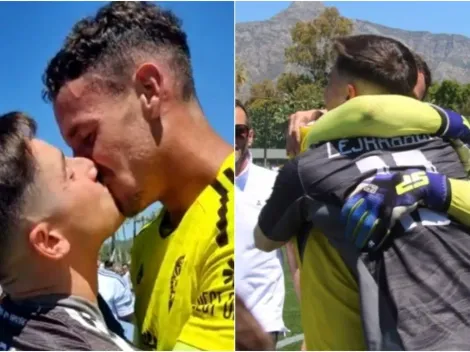 Famous goalkeeper celebrates championship coming out as gay