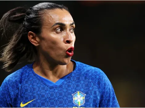 How many Women's World Cups has Marta participated in with Brazil?