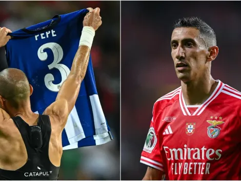 Video: Pepe taunts Benfica fans after seeing red card as Di Maria scores vs. Porto