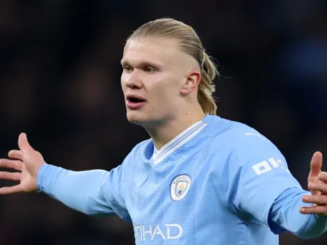 Video: Erling Haaland’s raging reaction against referee Simon Hooper in Manchester City vs Tottenham
