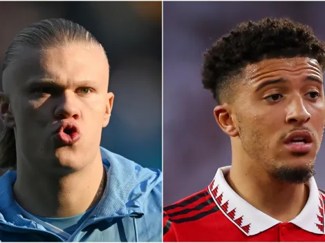 Erling Haaland's reaction after Jadon Sancho signed with Borussia Dortmund