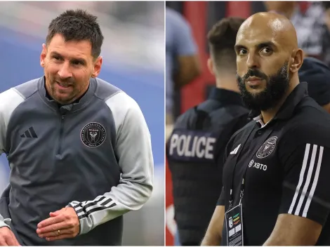 Video: Messi's bodyguard reacts as policeman takes a selfie with Inter Miami star