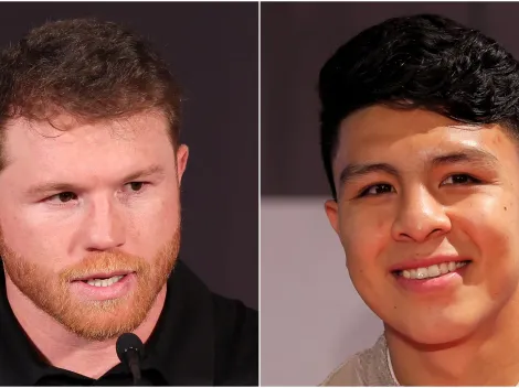 Who are the singers that came out with Saul Canelo Alvarez and Jaime Munguia?