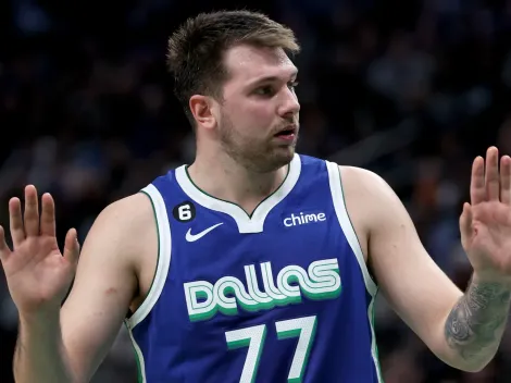 Luka Doncic reacts to Kyrie Irving's dominance in the clutch