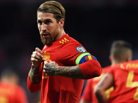 Why is Sergio Ramos not playing for Spain vs Georgia today in Euro 2024 Round of 16?