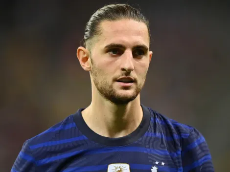 Why is Adrien Rabiot not playing for France vs Portugal today in Euro 2024 quarterfinals?