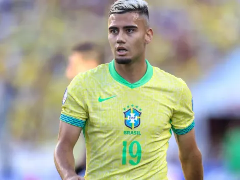 Brazil’s Andreas Pereira provides Uruguay bulletin board material before quarterfinals clash
