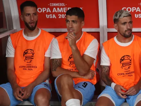 Why is Luis Suarez not starting for Uruguay vs Brazil in 2024 Copa America quarterfinals?