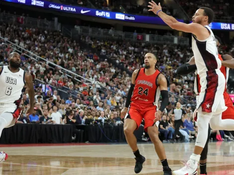 LeBron James surrenders to Stephen Curry after incredible Alley-Oop with Team USA