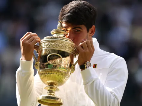 Carlos Alcaraz booed in fun interaction with crowd after winning Wimbledon ahead of Euro 2024 Final
