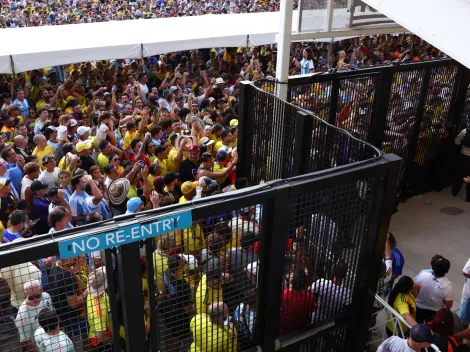Copa America 2024: Garnacho's family among people outside stadium before Argentina vs Colombia