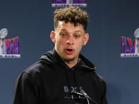 Chiefs QB Patrick Mahomes has a strong reaction to Nebraska QB Dylan Raiola's touchdown