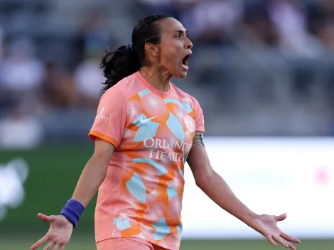 Marta's emotional reaction to Orlando Pride winning their first NWSL shield