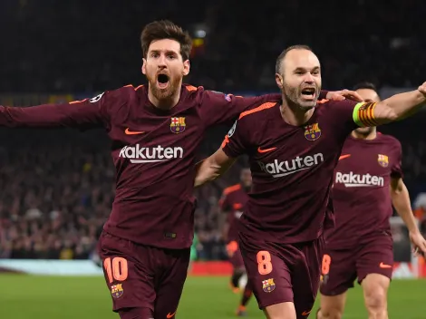 Lionel Messi sends heartfelt message to former Barcelona teammate Andres Iniesta