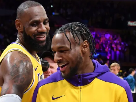 Lakers star LeBron James shares emotional thoughts after historic game with son Bronny in the NBA